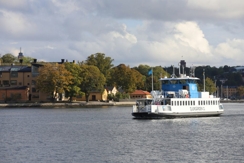 A boat in djurgården island