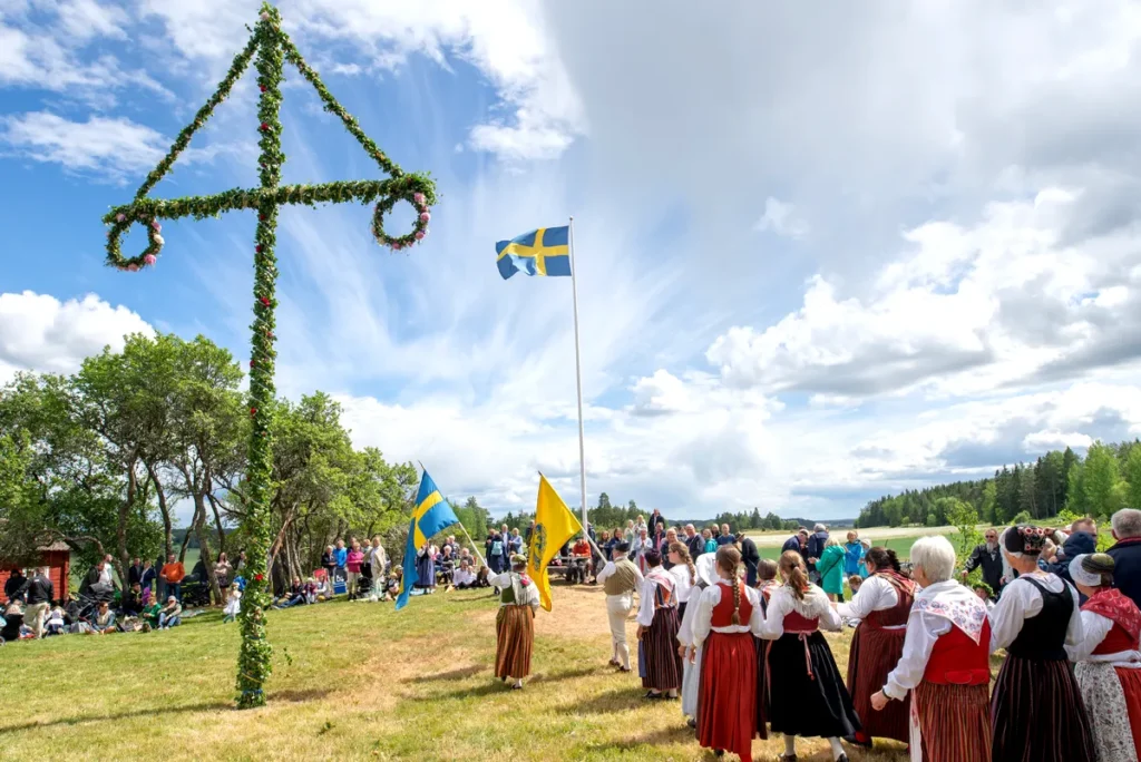 Midsummer culture in sweden