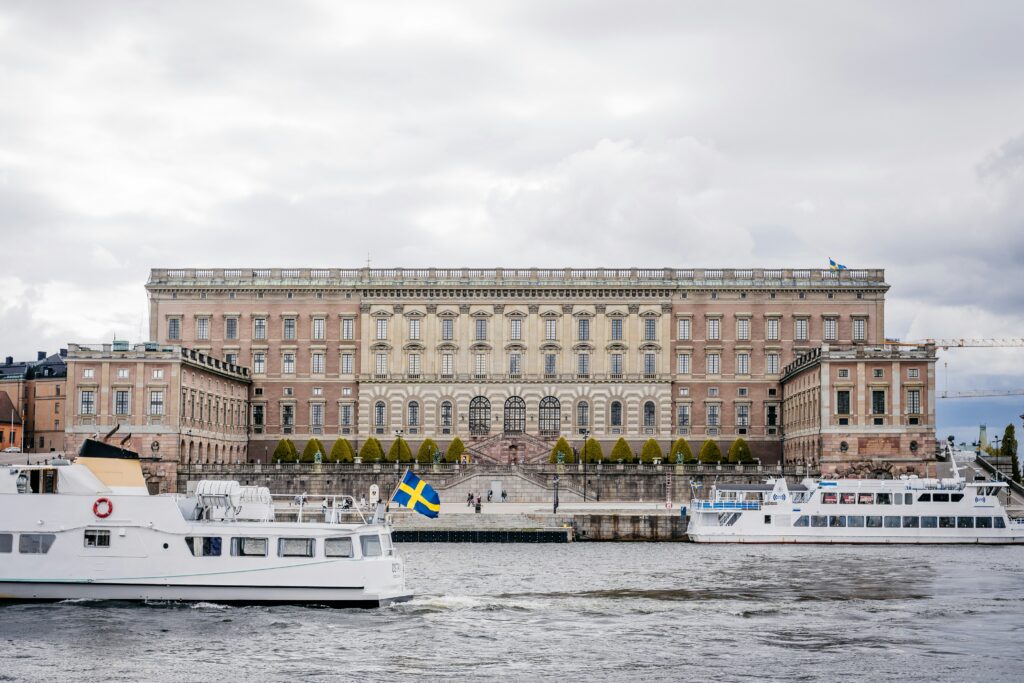The royal palace in stockholm